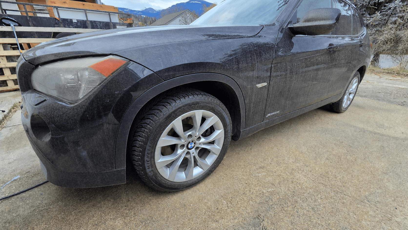 BMW exterior before Dr Sudz cleaning